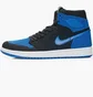 Кроссовки мужские Air Jordan 1 Retro High Og Flyknit Black/Blue 919704-006
