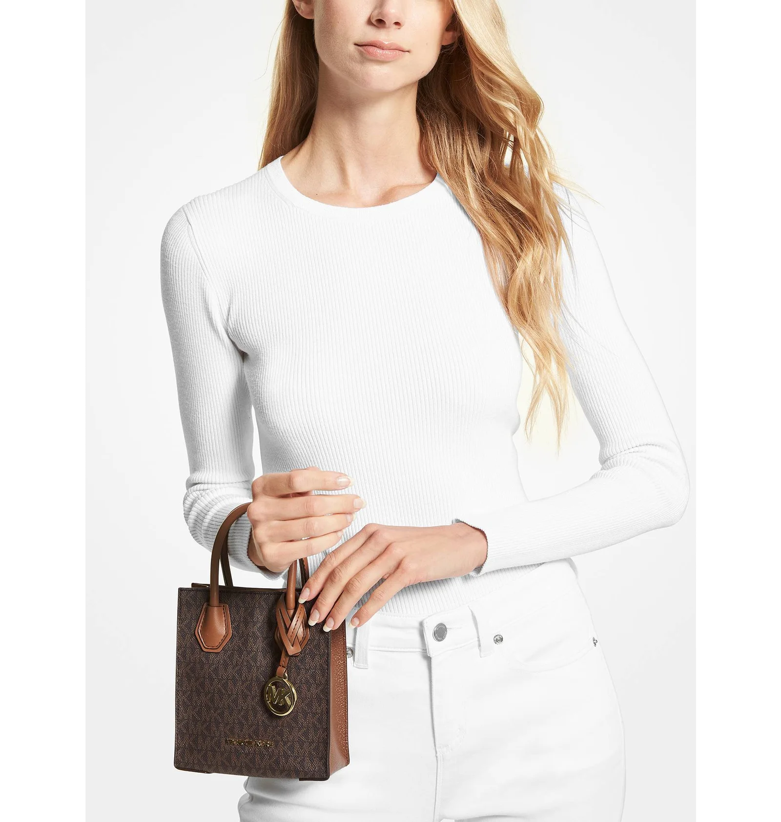 ᐉ Сумка женская Michael Kors Mercer Extra-Small Logo And Leather