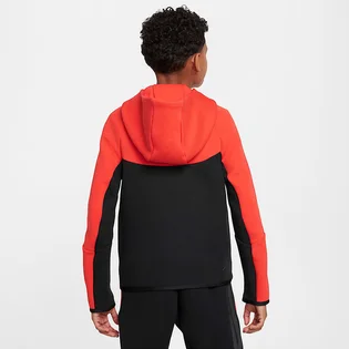 Толстовка детская Nike Sportswear Tech Fleece Red/Black HV5867-011