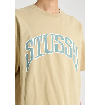 Футболка чоловіча stussy Arched Pig Beige 1905085-2727