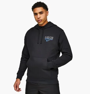 Худи мужское Nike Graphic Overhead Hoodie Black HQ1198-010