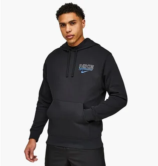 Худи мужское Nike Graphic Overhead Hoodie Black HQ1198-010