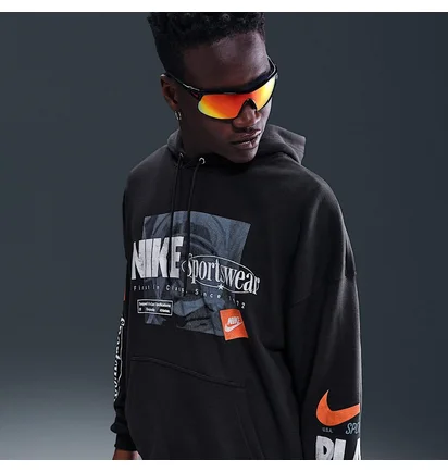 Худи мужское Nike Mens Lifestyle Hoodie Black IB8257-045