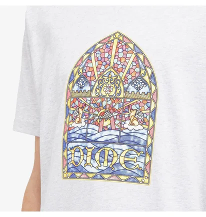 Футболка чоловіча Dime Holy White DIMESP24D227ASH
