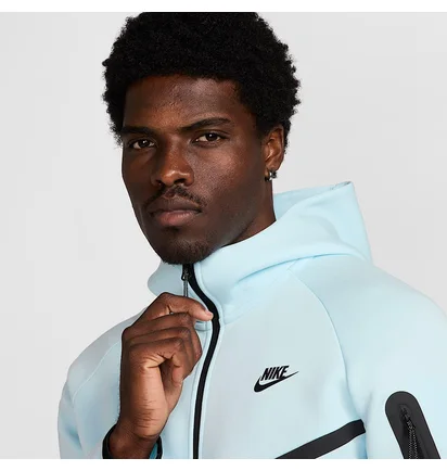 Толстовка мужская Nike Sportswear Tech Fleece Light Blue HV0949-474