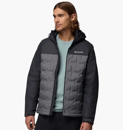 Куртка чоловіча Columbia Grand Trek Iii Down Hooded Grey 2086115023