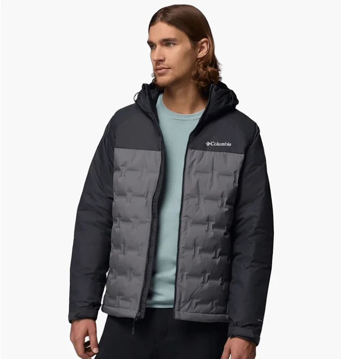 Куртка чоловіча Columbia Grand Trek Iii Down Hooded Grey 2086115023