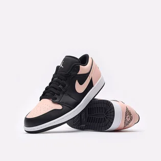 Кроссовки мужские Air Jordan 1 Low Black/Pink 553558-034