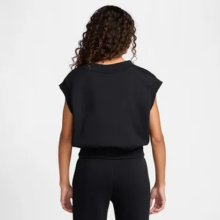 Жилетка жіноча Nike Phnx Flc Slvls Vneck Crp Black FV6316-010