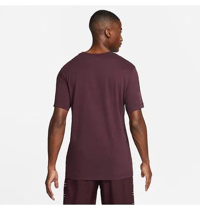 Футболка чоловіча Nike Dri Fit Run Division Running Tee Bordo DM5387-652