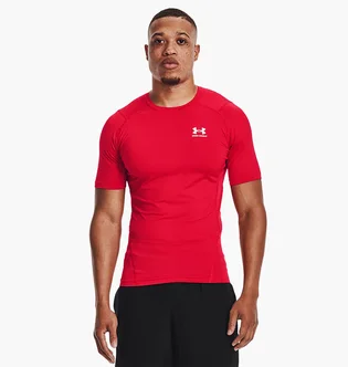 Футболка мужская Under Armour Heat Gear Compression Ss Red 1361518-600