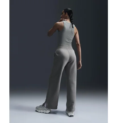 Штани жіночі Nike Sportswear Phoenix Fleece High-Waisted Wide-Leg Sweatpants Grey DQ5615-320