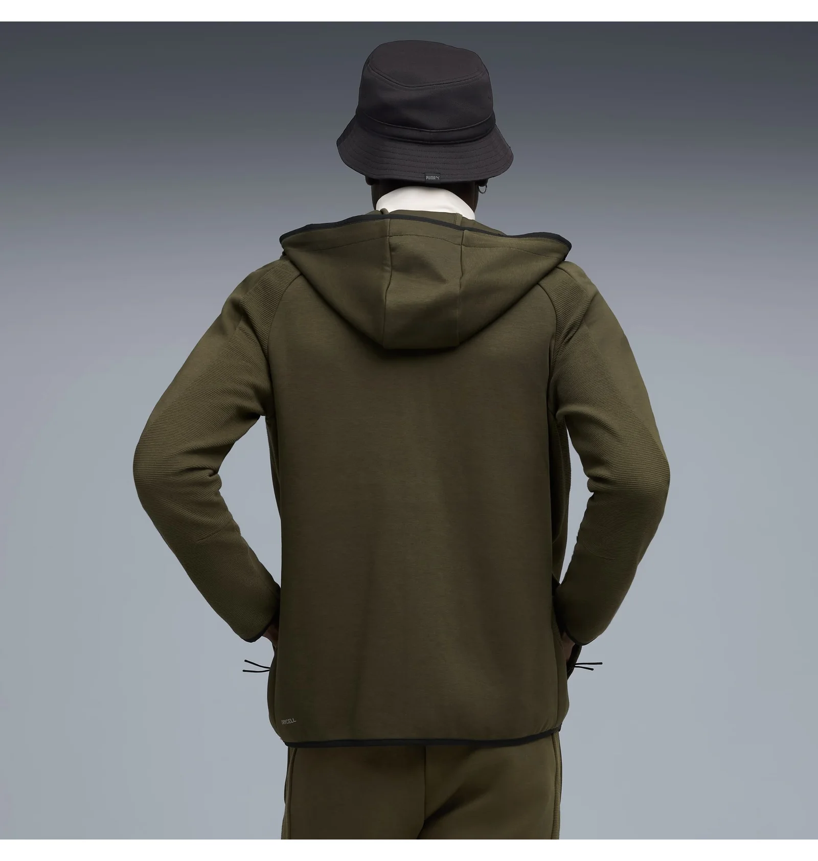 ᐉ Толстовка чоловіча Puma Evostripe Fz Hoodie Dk Olive 688231-70