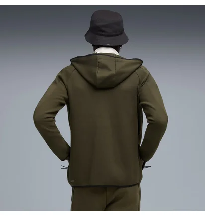 Толстовка мужская Puma Evostripe Fz Hoodie Dk Olive 688231-70