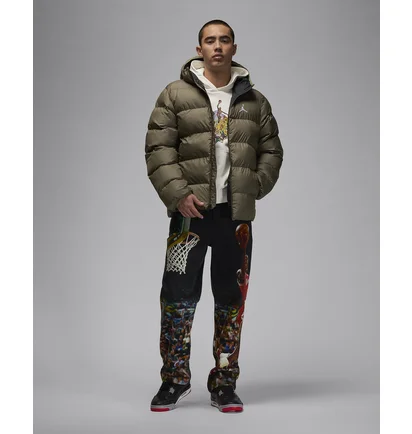 Пуховик чоловічий Air Jordan Brooklyn Olive FV7317-222
