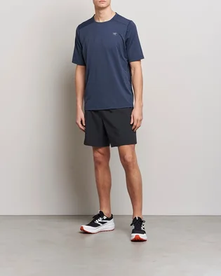 Футболка чоловіча Arc'teryx Cormac Crew Blue Х000007664-BLACK-SAPPHIRE-HEATHER