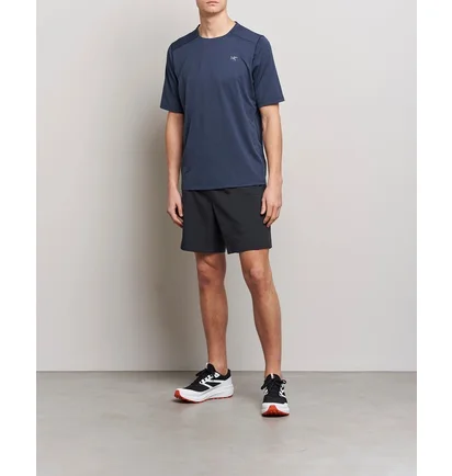 Футболка чоловіча Arc'teryx Cormac Crew Blue Х000007664-BLACK-SAPPHIRE-HEATHER