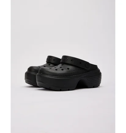 Тапочки жіночі CROCS Stomp Clog Black 209347-001