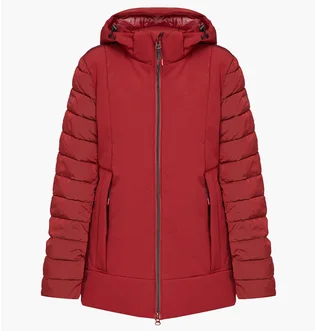 Куртка женская Cmp Jacket Long Zip Hood Red 32K1516-C905