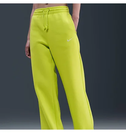 Штани жіночі Nike Sportswear Phoenix Fleece High-Waisted Wide-Leg Pants Green IH1011-389