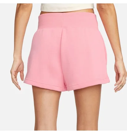 Шорти жіночі Nike Sportswear Phoenix Fleece High-Rise Shorts Pink FD1409-611