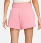 Шорти жіночі Nike Sportswear Phoenix Fleece High-Rise Shorts Pink FD1409-611