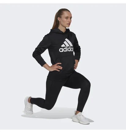 Худи женское Adidas Aeroready Big Logo Hoodie Black HD3906