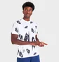 Футболка мужская Nike Sportswear All-Over Futura Print Short-Sleeve T-Shirt White Dr7817-100