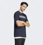 Футболка мужская Adidas Essentials Single Jersey Linear Embroidered Logo Tee Blue IC9275