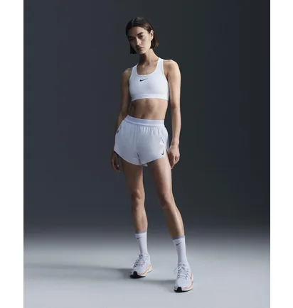 Шорти жіночі Nike Aeroswift Dri-Fit Adv Mid-Rise Brief-Lined 3 Running Shorts White FN2328-085