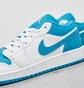 Кросівки дитячі Air Jordan Air 1 Low Junior White/Light Blue 553560-174
