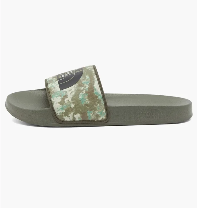 Тапочки мужские The North Face Base Camp Slide Camo/Green NF0A4T2RIYL