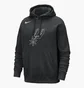 Худи мужское Nike Nba San Antonio Spurs Club Black FB4774-010