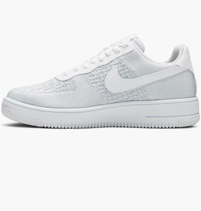 Кроссовки мужские Nike Air Force 1 Low Flyknit Triple White AV3042-100