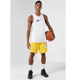 Шорти чоловічі Nike Nba Los Angeles Lakers Courtside Heritage Short Amarillo Field Yellow DB1954-728