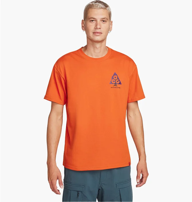 Футболка мужская Nike Lab Acg T-Shirt Orange FJ1131-893