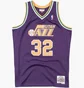 Майка унісекс Mitchell & Ness Swingman Karl Malone Utah Jazz Nba 1991-92 Jersey Violet SMJYCP18005-UJAPURP91KMA