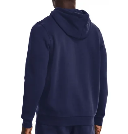 Худи мужское Under Armour Hooded Sweatshirt Ua Essential Fleece Blue 1373880-410