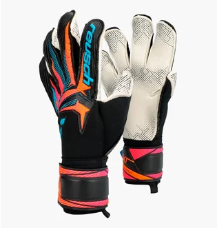 Перчатки вратарские мужские Reusch Attrakt Advance Evolution Glueprint Black/Multi 56-70-163-7090