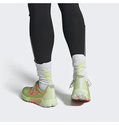 Кроссовки мужские Adidas Terrex Agravic Flow 2.0 Gore-Tex Trail Running Shoes Green/Orange H03182