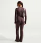 Штани жіночі Nike Sportswear Chill Knit Mid-Rise Tight Ribbed Bordo IF0240-502