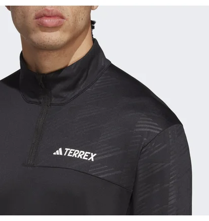 Лонгслив мужской Adidas Terrex Multi Half-Zip Long Sleeve Tee Black Ht9501