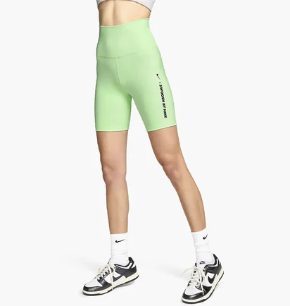 Шорты женские Nike One Df Hr Shrt Gls Green FZ4873-376