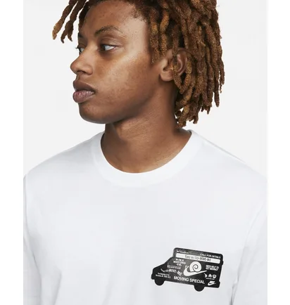 Футболка мужская Nike Sportswear Moving Company Short-Sleeve T-Shirt White Dz2845-100