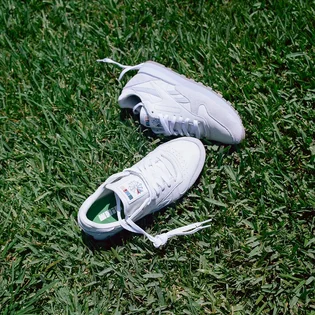 Кроссовки мужские Reebok X Whim Classic Leather White/Grey RMIA004C99LEA0044545