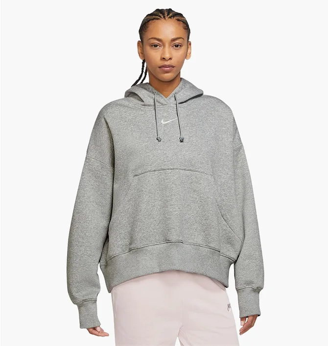 Худі жіноче Nike Sportswear Phoenix Fleece Over-Oversized Hoodie Grey Dq5858-063