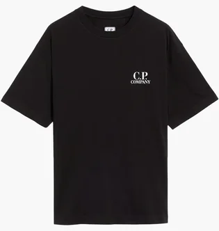 Футболка мужская C.P. Company 30/1. Black 19CMTS103A-005100W-999