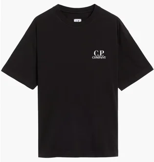 Футболка чоловіча C.P. Company 30/1. Black 19CMTS103A-005100W-999