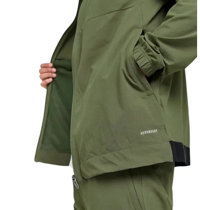Куртка мужская Adidas Tech Woven Full Zip Jacket Olive JY0549