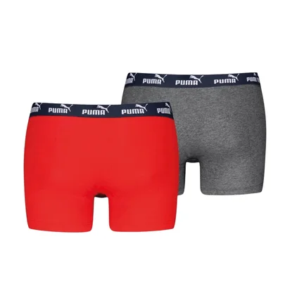 Трусы мужские Puma Everyday (2 шт) Red/Grey 701232894-003